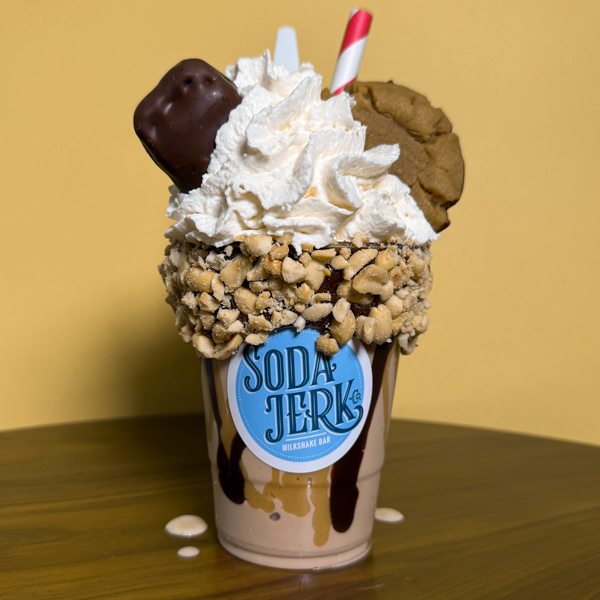 Father's Day Feast Father's Day Feast Killer Shake in a Soda Jerk cup.