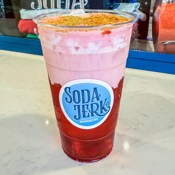 The Cadbury Shake in a Soda Jerk cup.