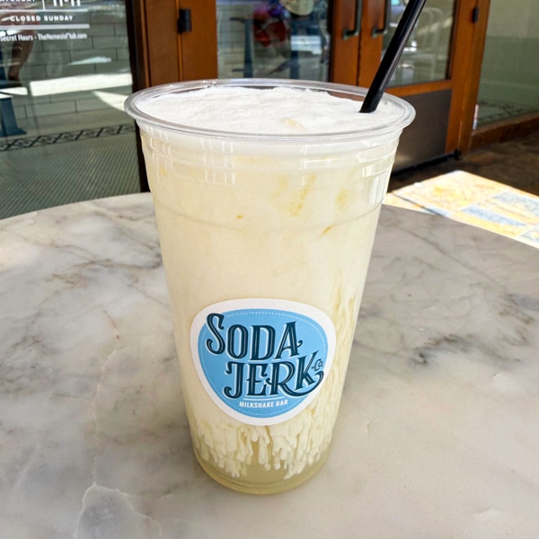 Island Fizz Whiz Bang Soda in a Soda Jerk cup.