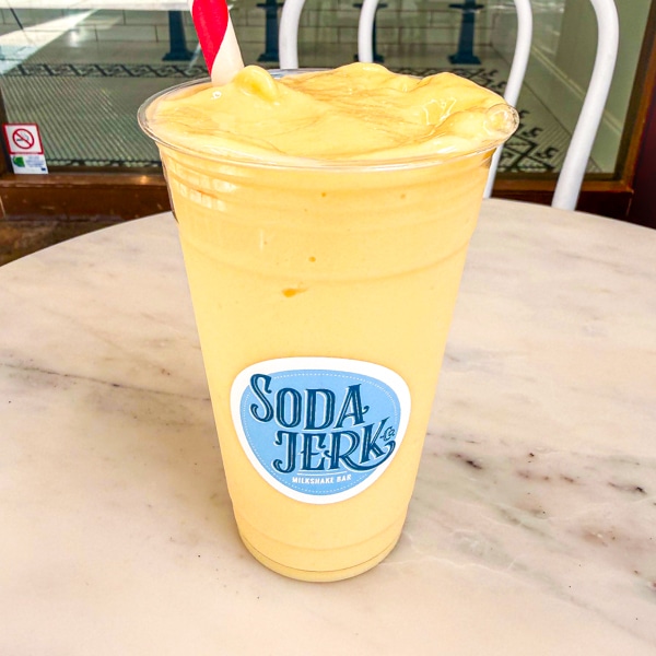 Mango Freeze in a Soda Jerk cup.
