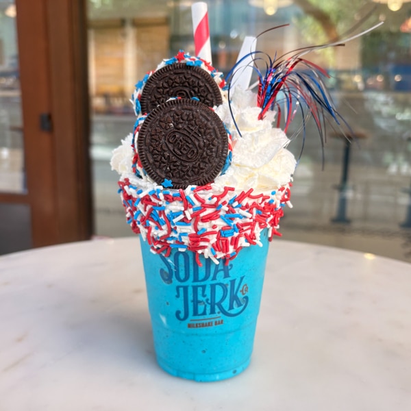 Yankee Doodle Killer Shake in a Soda Jerk cup.