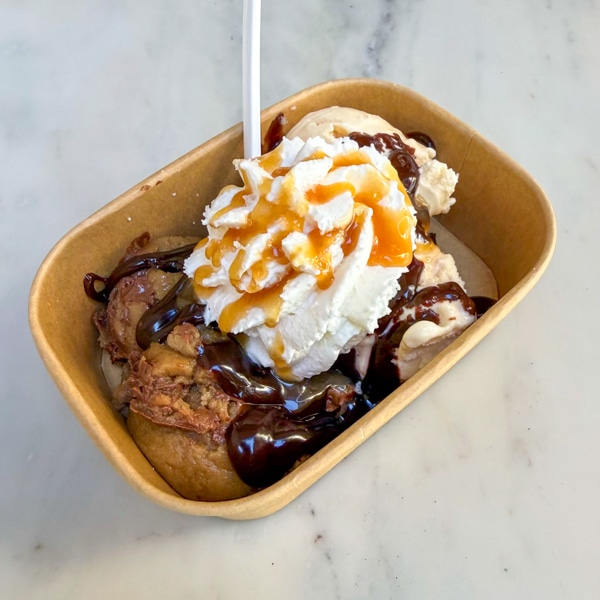 Gooey Cookie Sundae.