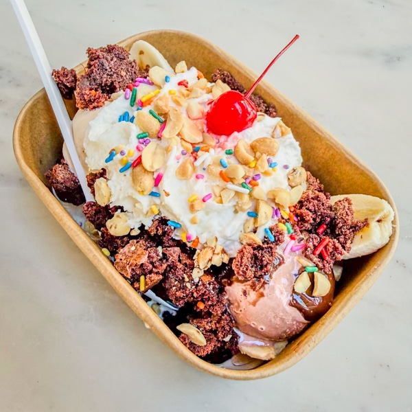 Banana Split Sundae